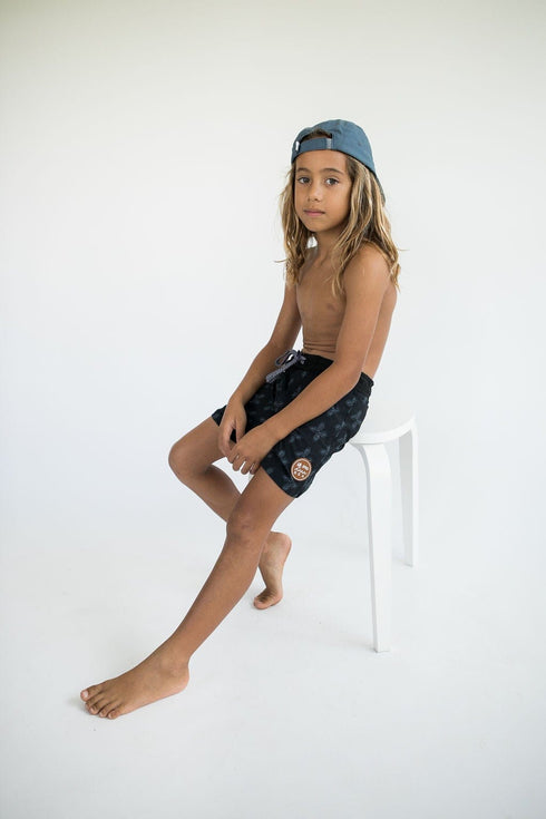 kid-s-townshorts-in-black-breadfruit-bandana-of-one-sea - Sophia's Style -4